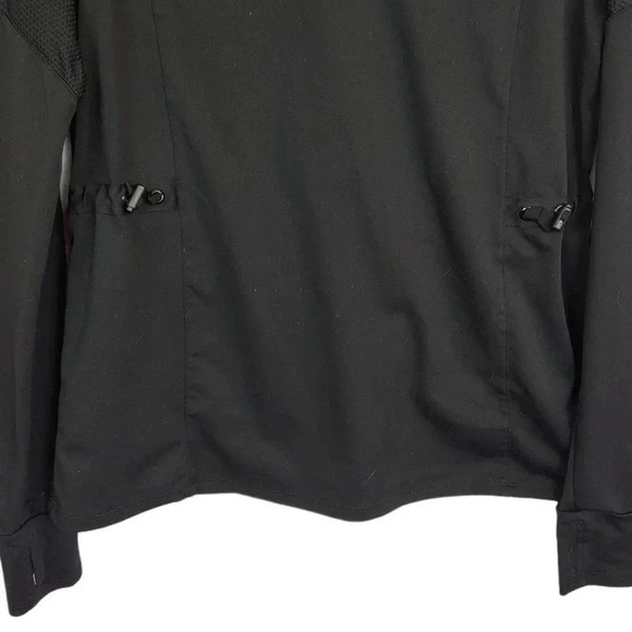 Fabletics Lana Black Cinched Waist Long Sleeve Size Large - Picture 4 of 11